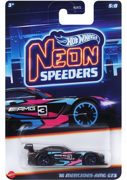 Nessiworld HLH72 Hot Wheels Neon Yarışlar Temalı Arabalar