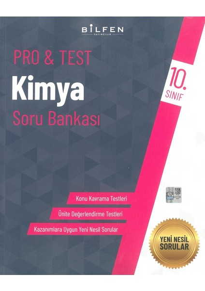 Sınıf Pro Test Kimya Soru Bankası Bilfen Yayınl