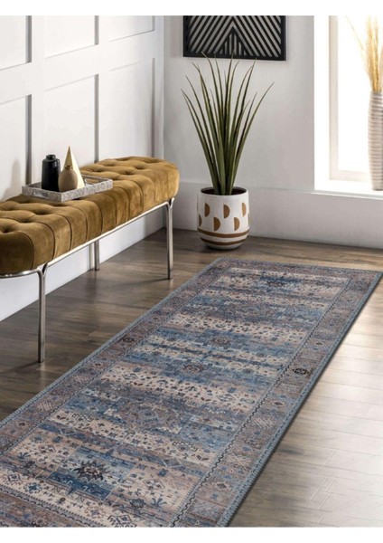 Nexmo Vintage Desen Dokuma Taban Salon - Oturma Odası Halısı