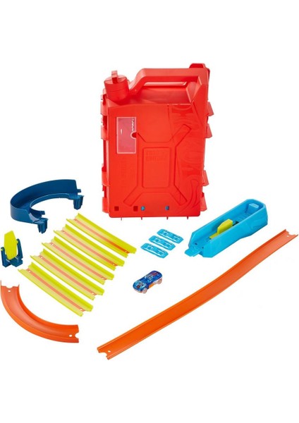 HDX78 Hw Track Builder Benzin Bidonu Akrobasi Seti, Hot Wheels Track Builder modelleri