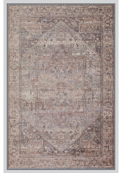 Dalkor Vintage Desen Dokuma Taban Salon - Oturma Odası Halısı