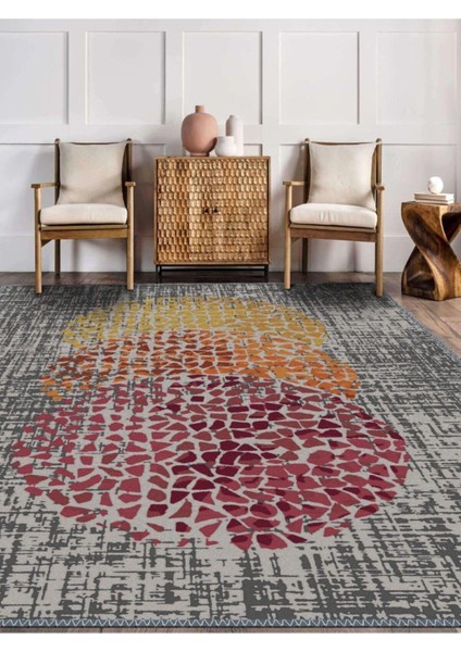 Lorveta Modern Desen Dokuma Taban Salon - Oturma Odası Halısı