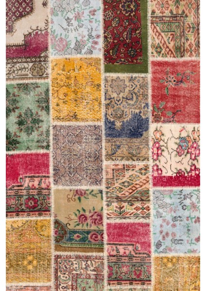 Tezuma Vintage Desen Kaymaz Taban Salon - Oturma Odası Halısı