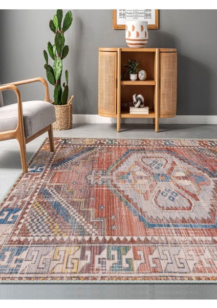 Jivna Vintage Desen Dokuma Taban Salon - Oturma Odası Halısı
