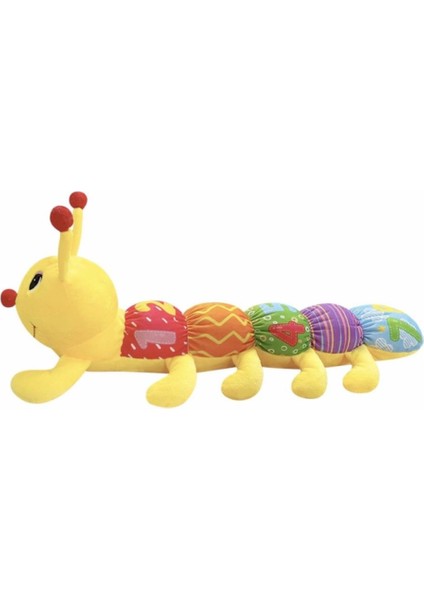 4314 Desenli Peluş Tırtıl 50 cm -Selay Oyuncak