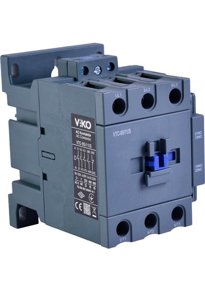 Kontaktör 45KW Ac3 95A 3p+1no+1nc Coil 230VAC