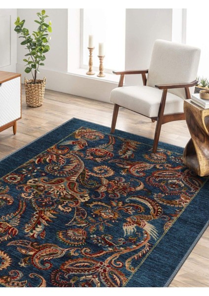 Fandor Afgan Desen Dokuma Taban Salon - Oturma Odası Halısı