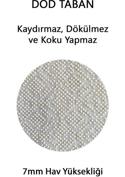 Flentina İskandinav Desen Kaymaz Taban Salon - Oturma Odası Halısı