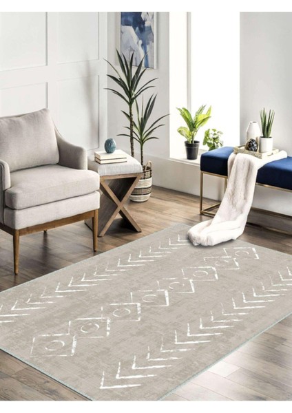 Merzita İskandinav Desen Dokuma Taban Salon - Oturma Odası Halısı