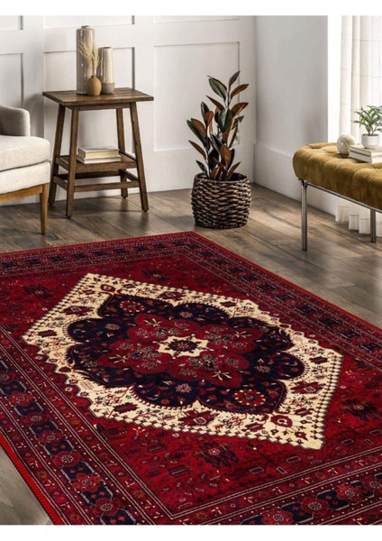 Welfora Afgan Desen Dokuma Taban Salon - Oturma Odası Halısı