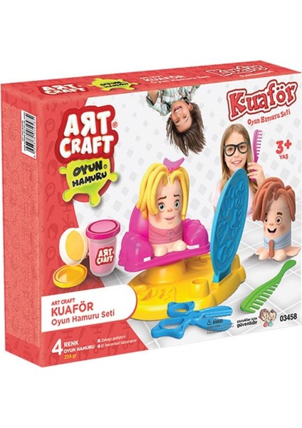 03458 Kuaför Oyun Hamur Set