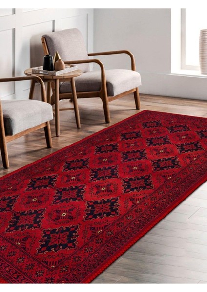 Klexor Afgan Desen Dokuma Taban Salon - Oturma Odası Halısı