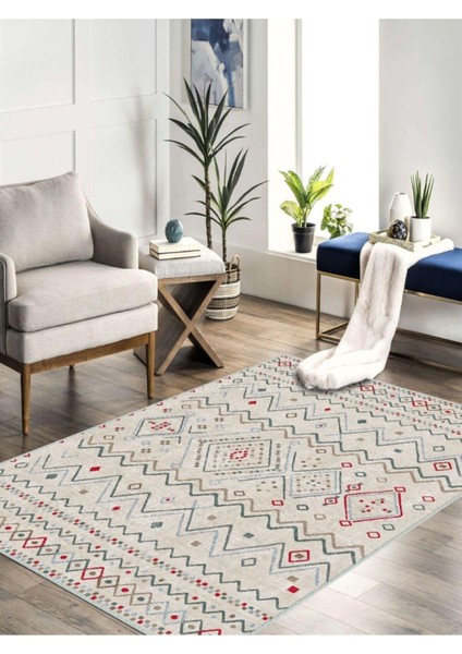 Blemora İskandinav Desen Dokuma Taban Salon - Oturma Odası Halısı