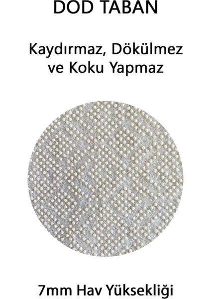 Flentina İskandinav Desen Kaymaz Taban Salon - Oturma Odası Halısı