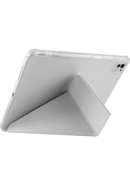 Ipad Pro 13 (2024) Kılıf Kalemlikli Mars Tablet Kılıfı - Açık Yeşil Glstd