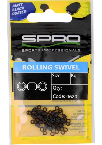 Rolling Mat Siyah Fırdöndü No:1