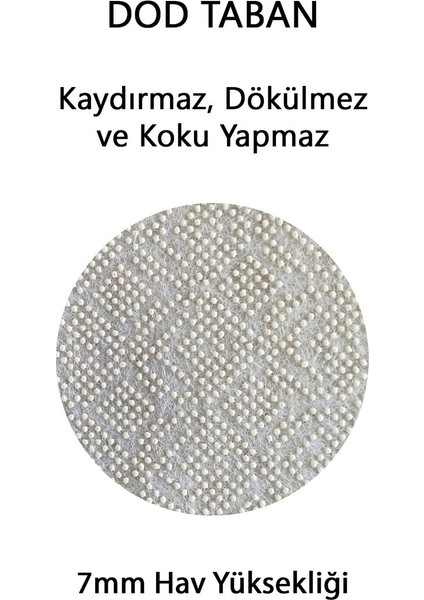 Bon Kaymaz Tabanlı Makinede Yıkanabilir Mutfak Halısı