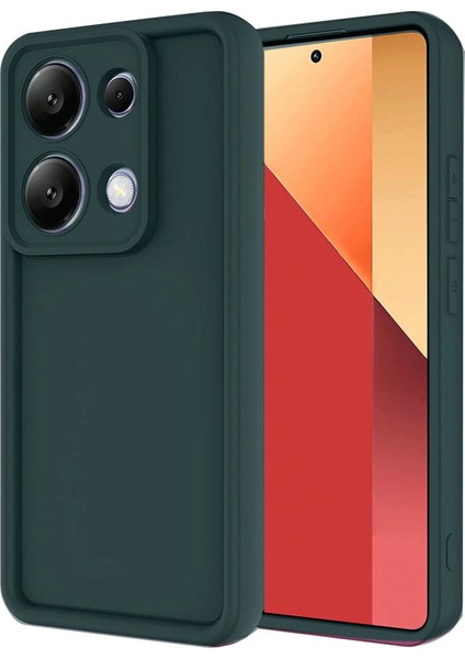 Xiaomi Redmi Note 13 Pro 4g Kılıf Viera Silikon - Koyu Yeşil Glstd
