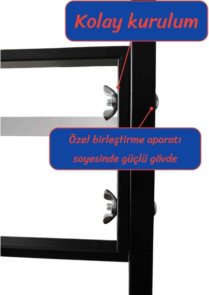 4 Raflı Kitaplık Dekoratif Kitaplık Metal Kitaplık Ofis Kitaplığı Aksesuar Rafı indirimleri