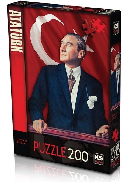 Games Bayrak ve Atatürk Puzzle 200 11189