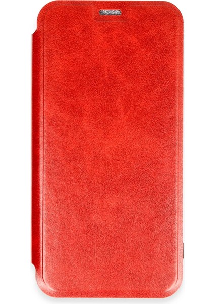 Apple iPhone 16 Kılıf Flip Cover - Kırmızı Glstd