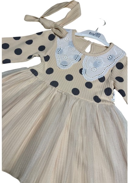 Fistolu Dantel Yakalı Kız Elbise fiyatları