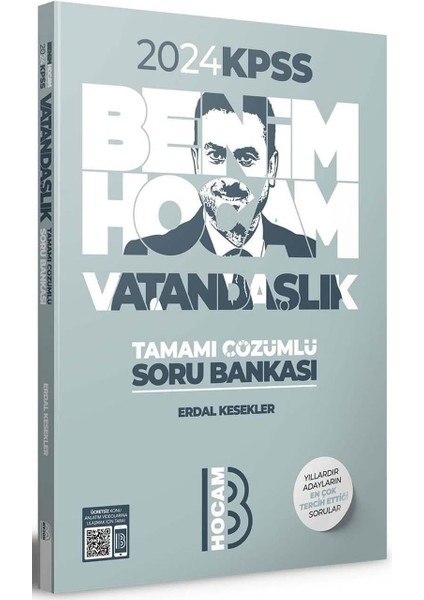 Hocam Yayınları 2024 Kpss Vatandaşlık Tamamı Çözümlü Soru Bankası