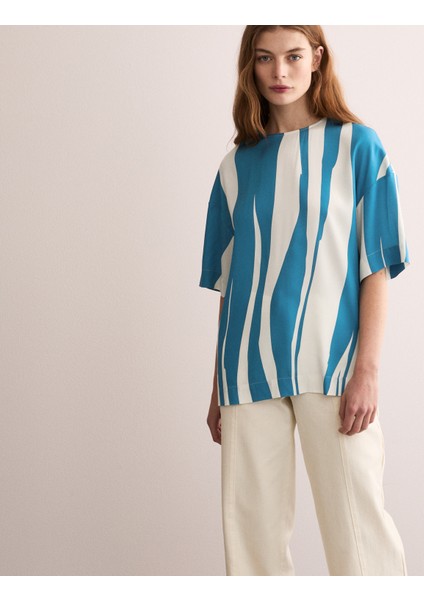 Çizgi Detaylı Bluz fırsatları