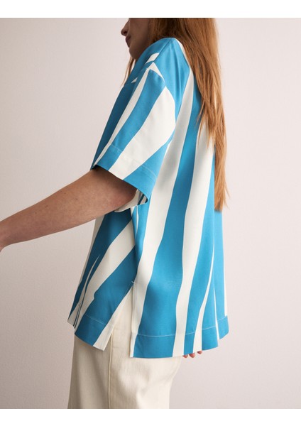 Çizgi Detaylı Bluz indirimleri