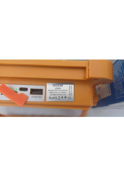 400W Portatif Solar LED Projektor