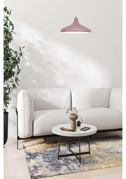 Champion Lila Tekli Avize Kafe Iç Mekan Salon Oturma Odası Mutfak Yatak Odası Sarkıt Modeli modelleri