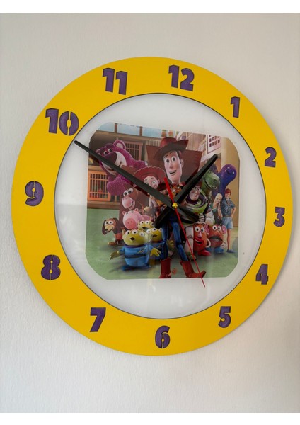 Kıds - Toy Story (Oyuncak Hikayesi) Temalı Çocuk Odası Duvar Saati - 40 cm modelleri