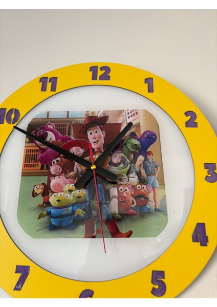 Kıds - Toy Story (Oyuncak Hikayesi) Temalı Çocuk Odası Duvar Saati - 40 cm fırsatları