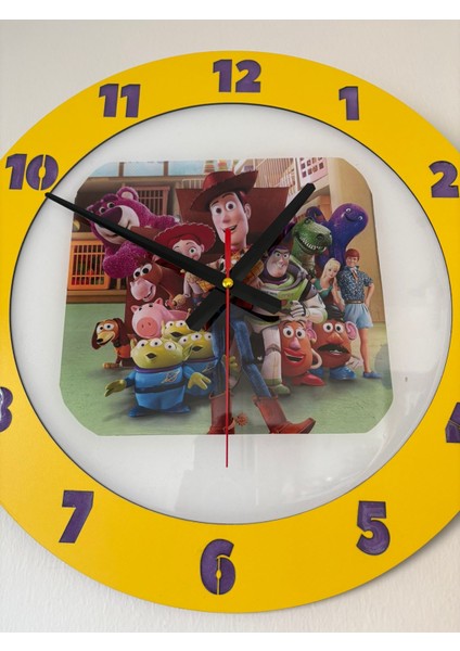 Kıds - Toy Story (Oyuncak Hikayesi) Temalı Çocuk Odası Duvar Saati - 40 cm indirimleri