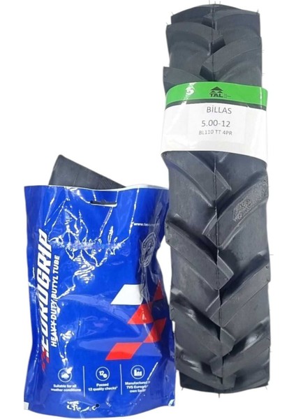 500-12 Çapa Lastik +Iç Lastik Set (5.00-12 4kat 62A6) fiyatları
