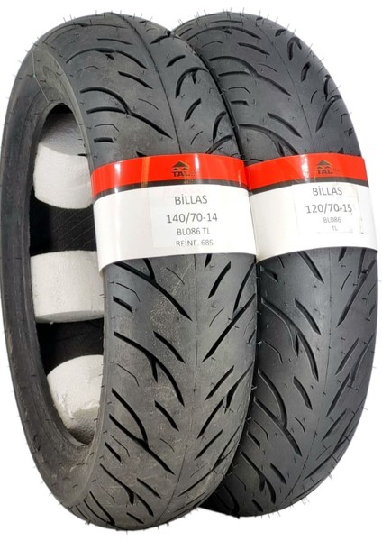 X-Max 250 Lastik Takımı 140/70-14 ve 120/70-15 Tl(Dubleks)