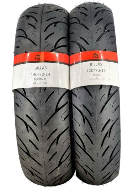 X-Max 250 Lastik Takımı 140/70-14 ve 120/70-15 Tl(Dubleks)