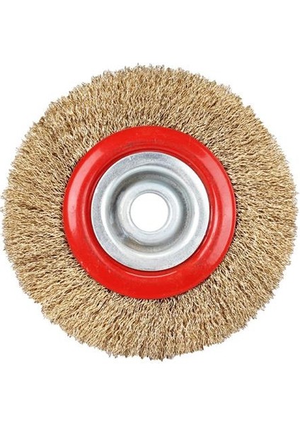 Saçaklı Daire Tel Fırça 200 mm