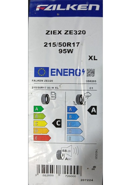 215/50 R17 Tl 95W Xl Zıex ZE320 Oto Yaz Lastiği (Üretim Yılı:2025) fiyatları