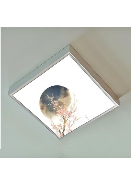 Dolunay Tasarım-Modern AVIZE-60 x 60 Ledli-Tavan AVIZE--54WATT-TAVANA Yapışık Lamba-Yatak Odası Avize fiyatları