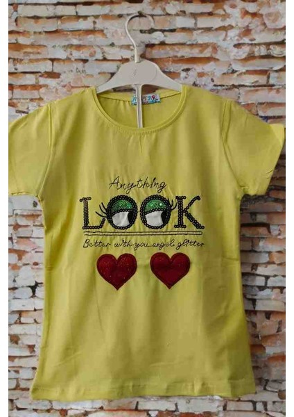 Dükkan 07 Kız Çocuk T-Shirt Pul Işlemeli modelleri