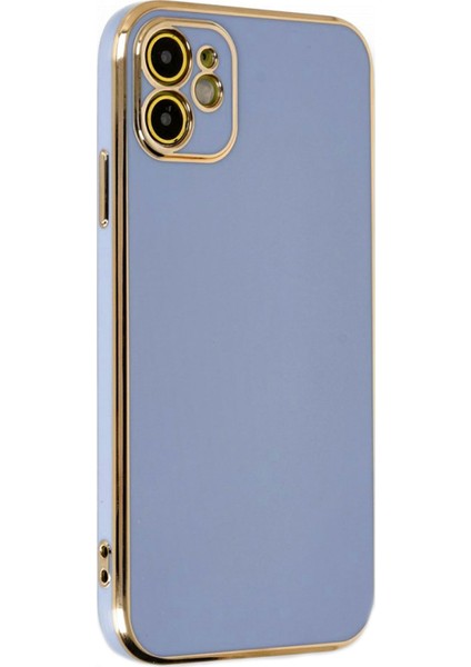 Apple iPhone 11 Kılıf Kenar Detaylı Yumuşak Parlak Silikon