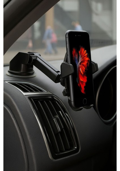 360° Dönebilen Vantuzlu Araç Telefon Tutucu indirimleri