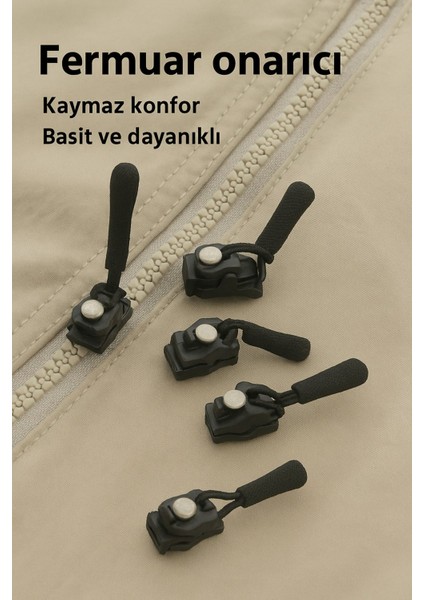 6 Adet Fermuar Tamir Aparatı - Aletsiz Hızlı Onarım, Çanta & Giyim & Ayakkabı Için