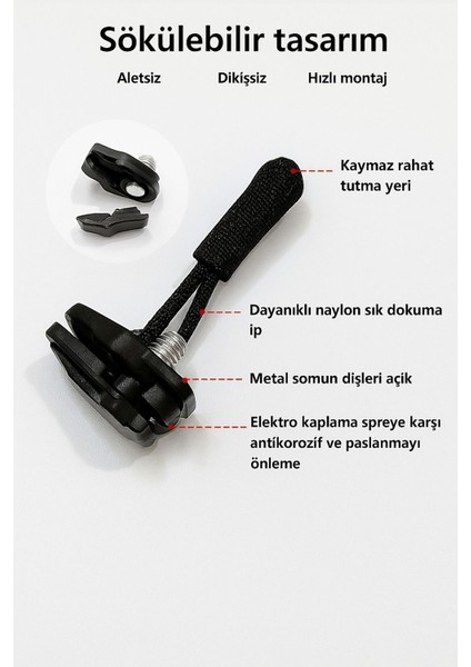 6 Adet Fermuar Tamir Aparatı - Aletsiz Hızlı Onarım, Çanta & Giyim & Ayakkabı Için