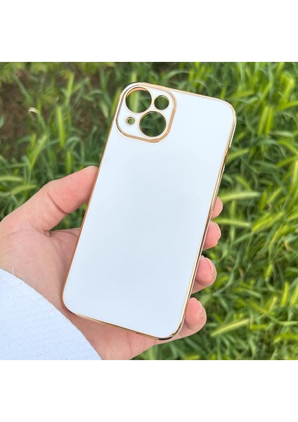 Apple iPhone 14 Kılıf Kenar Detaylı Yumuşak Parlak Silikon fiyatları