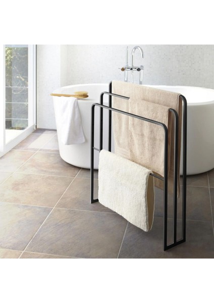 Ovalli Metal Banyo Havlu Askılığı