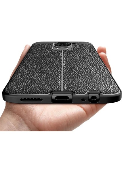 Xiaomi Redmi Note 9 Kılıf Auto Focus Kapak - Lacivert Glstd