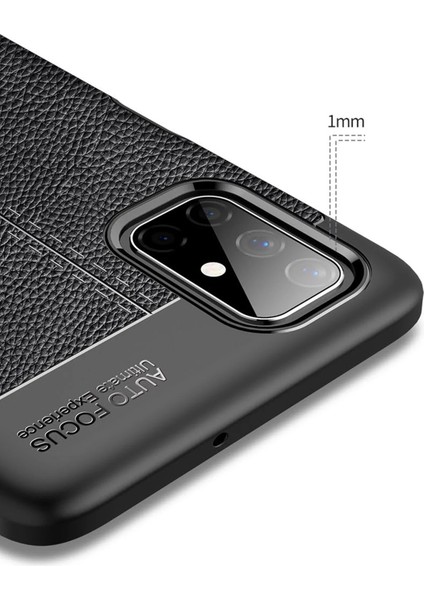 Samsung Galaxy M51 Kılıf Auto Focus Kapak - Kırmızı Glstd