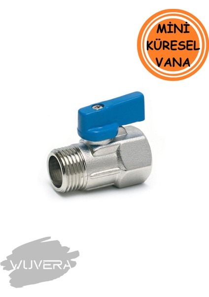 3/8” Mini Küresel Vana – %100 Pirinç Gövde, Kompakt Tasarım & 25 Bar Basınç Dayanımı fiyatları